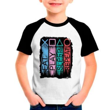 Imagem de Camiseta PLAYSTATION Games Jogos Moda Infantil Roupa Criança 01, Model
