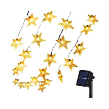 Imagem de Luzes De Cordão Solares Para Exterior 12m 7m 5m, Luzes De Fada À Prova