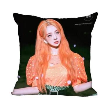 Imagem de Capa De Almofada De Poliéster LOONA KPOP 45x45cm Para Decoração De Qua