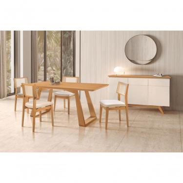 Imagem de Sala De Jantar Laminada 6 Cadeiras 1,80 Dallas Star Móveis