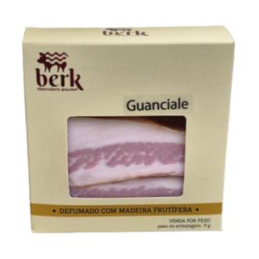 Imagem de Guanciale curado e defumado s pele pedaço 150g premium berk - BERK CHA