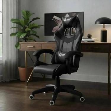 Imagem de Cadeira De Escritório Giant Gamer Ergonômica Giratória Couro - Giant I