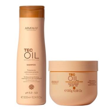 Imagem de Kit Arvensis Cosméticos Naturais Tec Oil -Shampoo 300ml + Máscara 300g