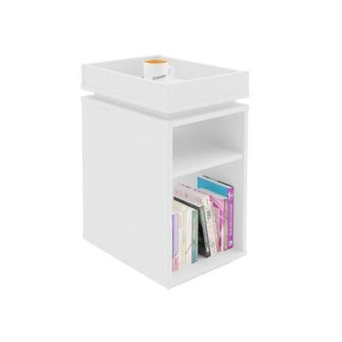 Imagem de Mesa Para Telefone Olivia Mdf E Mdp Artely, Branco