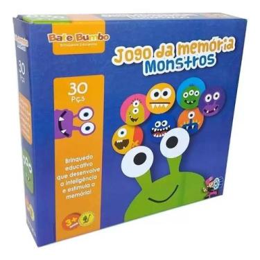 Imagem de Jogo da memoria monstros 30 pçs - BATE BUMBO