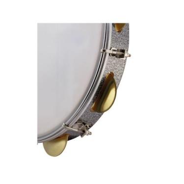 Imagem de Pandeiro phx samba music profissional pele leitosa 10 mad pvc, Titaniu