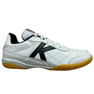 Imagem de Tênis Futsal Kelme Flamenco FS Unissex Branco, 42