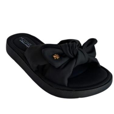 Imagem de Chinelo Fem. Nobuck Ultra Soft Laço Confort Modare 7208101, Preto, 36
