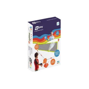 Imagem de Go Play Beach Tennis Com Rede Deluxe Multikids BR1792, UNICO, Cores so