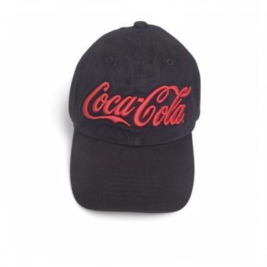 Imagem de Boné Coca-Cola Basic Bordado Masculino Adulto 225390, UNICO, Preto, Pr
