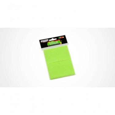 Imagem de Bloco Adesivo BRW Bloco Verde Neon 38x51 com 100 Folhas para Anotações Verde