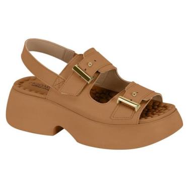 Imagem de Sandalia modare ultra conforto feminino 7210-208, Camel, 35