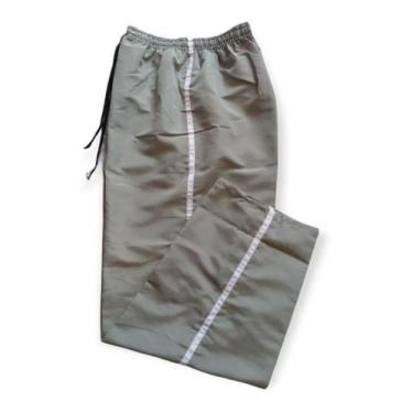 Imagem de Kit 10 Calças Masculinas Tactel Esportiva, Cinza, G2