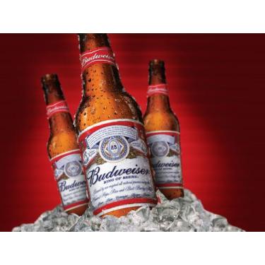 Imagem de cerveja budweiser, Vermelho, 250ml