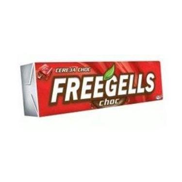 Imagem de Drops Freegells 27,9g, Chocolate C/ Cereja