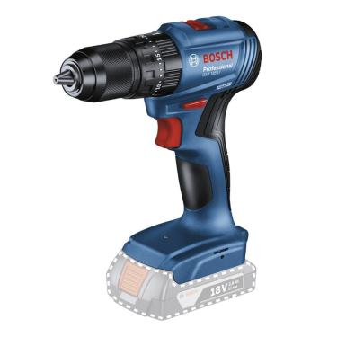 Imagem de Furadeira Parafusadeira Bosch Profissional GSB 185-LI com LED e Mandril 10mm 180W Azul 18V