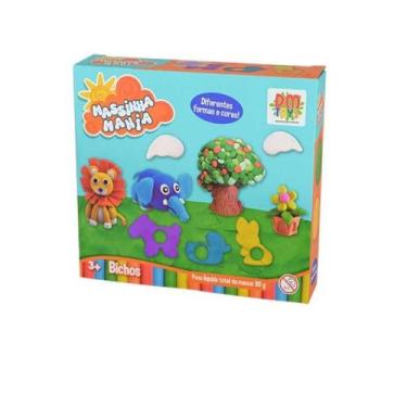 Imagem de Leão Massinha Mania Bichos - DM TOYS DMT6632