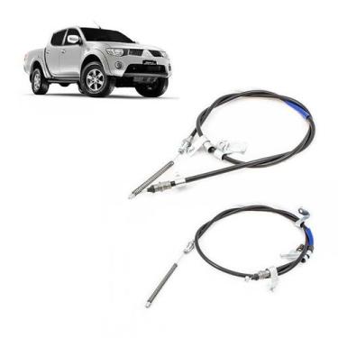 Imagem de Kit PAR Cabo Freio De Mão L200 Triton 2007 a 2018 2 Pçs - MITSUBISHI