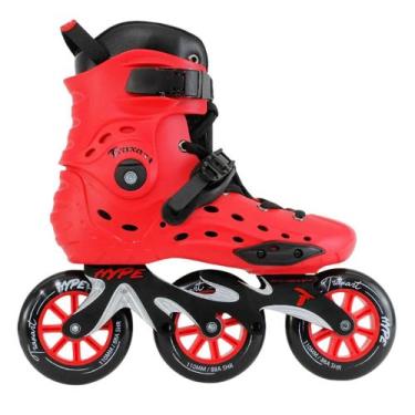 Imagem de Patins Inline Traxart 3 Rodas Revolt Turbo Freestyle Hardboot ABEC9 Ve