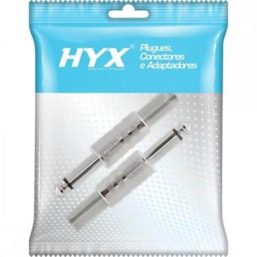 Imagem de Conector P10 Macho Mono Niquelado HJ011M HYX - PCT / 2