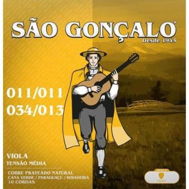 Imagem de Encordoamento Para Viola Tensão Média .011 São Gonçalo