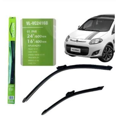 Imagem de Par Palhetas Limpador Parabrisa Dianteiro Vclear Fiat Palio - cod. 241
