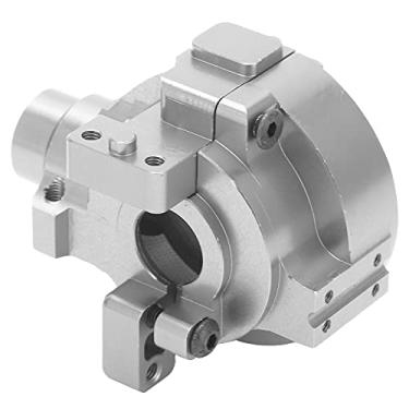 Imagem de RC Metal Gearbox, Gearbox for RC Aluminum Alloy Realistic for RC Replacement(prata)