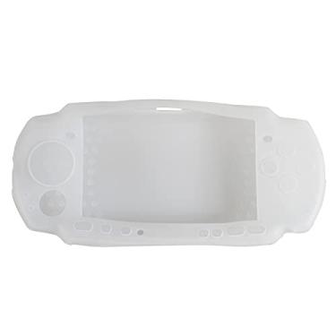 Imagem de OSTENT Capa protetora macia de silicone para transporte e transporte para Sony PSP 2000/3000 cor branca