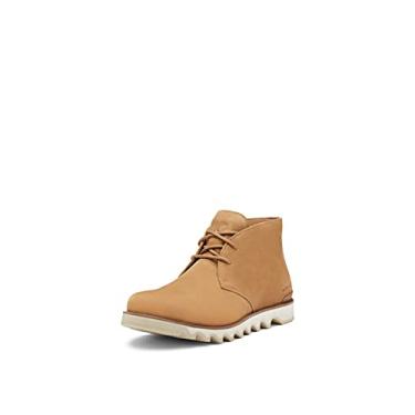 Imagem de SOREL Bota masculina Kezar Chukka WP — Bota de chuva de couro impermeável, Alce, giz, 7.5