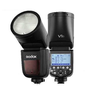 Imagem de Flash Godox V1-F Cabeça Redonda TTL SpeedLight para FujiFilm