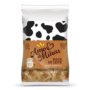 Imagem de Doce de Leite Saquinho Amor de Minas 30g c/50 - Portão de Cambuí