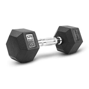 Imagem de Dumbbell (Halter) Sextavado Cromado 5kg - unidade