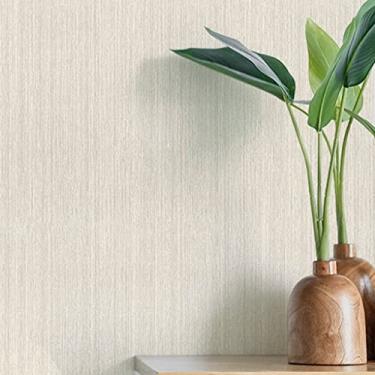 Imagem de Papel De Parede Adesivo Efeito Linho Tons Bege Rolo 3M