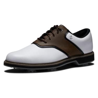 Imagem de Footjoy Fj Originals masculinos, Branco/marrom/preto, 42