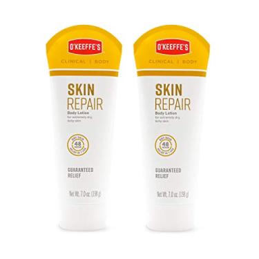 Imagem de O'Keeffe's Loção corporal e hidratante para pele seca, tubo, 198 g, (pacote com 2)