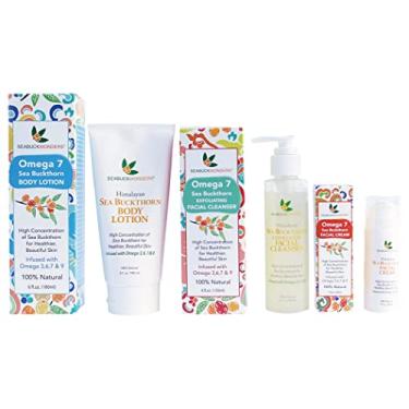 Imagem de Seabuckwonders Conjunto de Cuidados Faciais: Esfoliante Facial Hidratante e Suavizante para Rosto