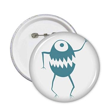 Imagem de Cyclops Alien Creature Art Deco Presente Alfinetes Moda Emblema Botão Decoração Acessório 5pcs