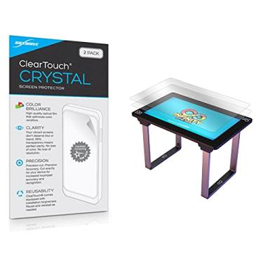 Imagem de BoxWave Protetor de tela compatível com mesa de jogo Arcade1Up Infinity (32 polegadas) - ClearTouch Crystal (pacote com 2), película de filme HD - Protege contra arranhões