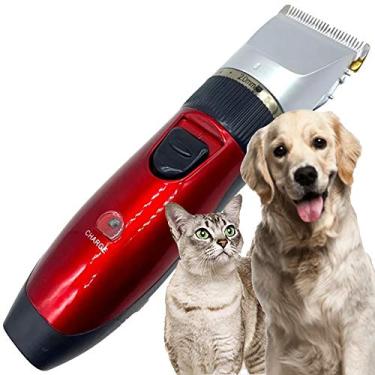 Imagem de Máquina TOSA Aparadora PÊLOS PETs 4 Lâminas Cerâmicas 2 Baterias Bivolt Sem Fio