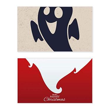 Imagem de Halloween Emaciated Little Devil Holiday Merry Christmas Parabéns Card Christmas Letter Message