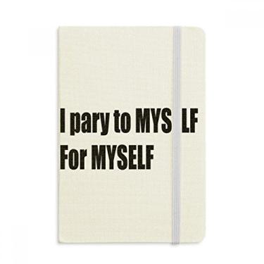Imagem de Caderno Pray To Myself For Myself oficial de tecido rígido diário clássico