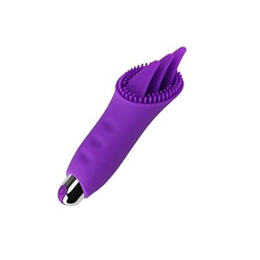 Imagem de Vibradores Mini Língua 10 Velocidades Estimulador Feminino Clitóris Anal Massagem Eróticos Zatla Shop (Roxo)