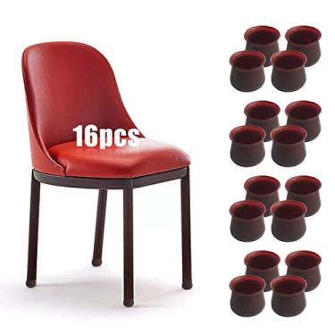 Imagem de ZSXIN Capa de proteção de silicone para móveis – 16 peças de protetores de piso para pernas de cadeira de silicone. Proteja móveis e pisos de arranhões e ruído (16)
