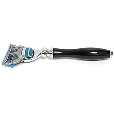 Imagem de GBS 5 da lâmina de lâmina -5 Blades Compatible- Fornece Clean and Close Shave Professional cartucho de barbear Navalha Lubrificado Faixa protege a pele