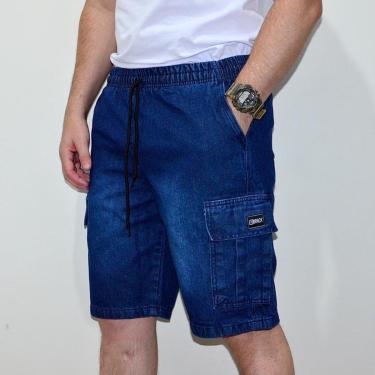 Imagem de Bermuda Brack Jeans Cargo Escuro-Unissex