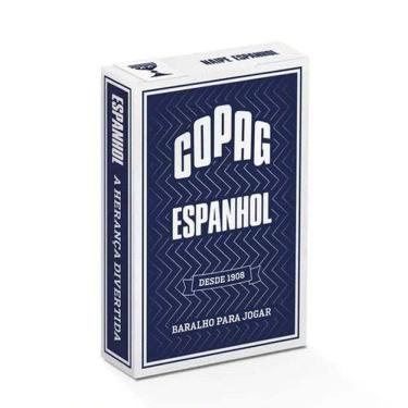 Imagem de Baralho Espanhol Azul Naipe Espanhol Copag Cartas Jogo Truco