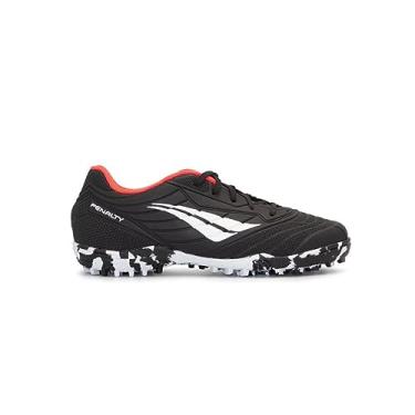 Imagem de Chuteira Society Penalty Matis Kids Xxi Preto/branco/coral 246241-9771-32