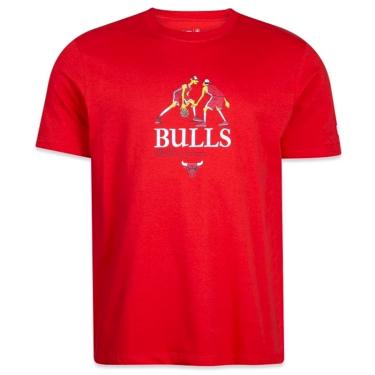 Imagem de Camiseta New Era nba Chicago Bulls Freestyle Vermelho