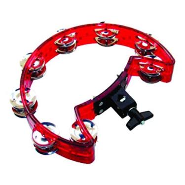 Imagem de Pandeirola Meia Lua Com Clamp Vermelha Tp323 Torelli
