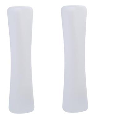 Imagem de HEMOTON 2 Peças applepencil2 estojo protetor Capa lavável para lápis Capa protetora para lápis anti-queda estojo de lápis ponta estojo de caneta geração Caixa de silicone branco